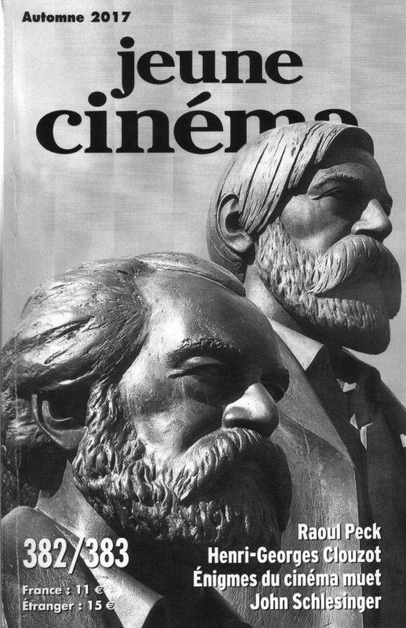 JEUNE CINEMA magazine side cover Issue 382-3 Autumn 2017