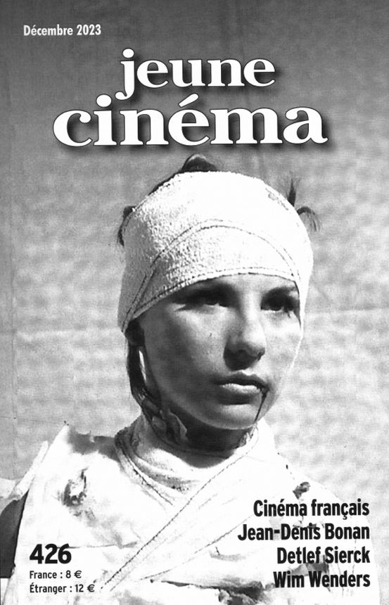 JEUNE CINEMA magazine side cover Issue 426  December 2023