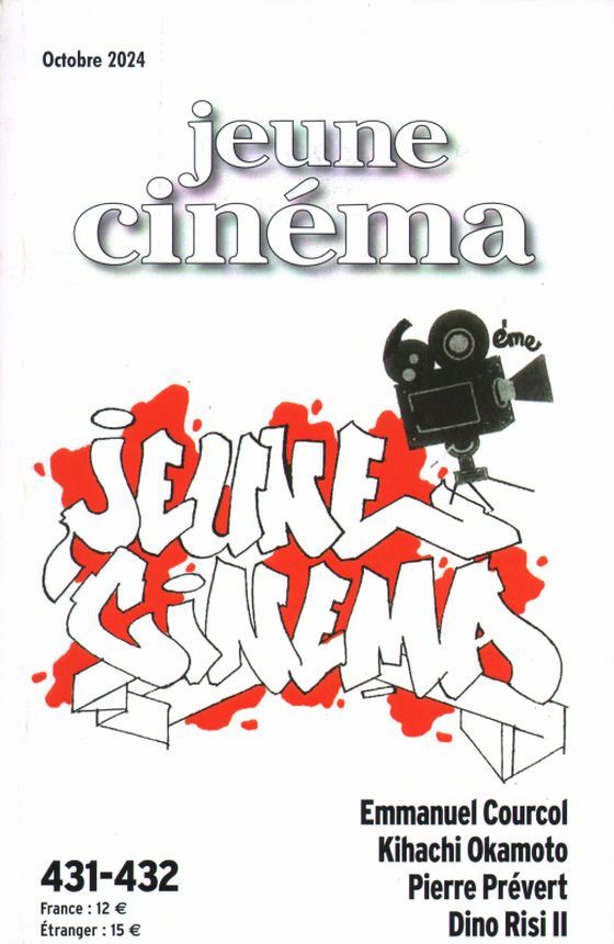 JEUNE CINEMA magazine side cover Issue 431-2  October 2024