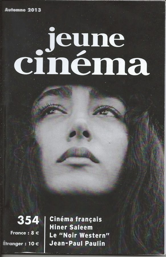 JEUNE CINEMA magazine side cover Issue 354 Autumn 2013