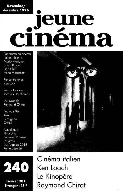 JEUNE CINEMA magazine side cover Issue 240 November/December 1996