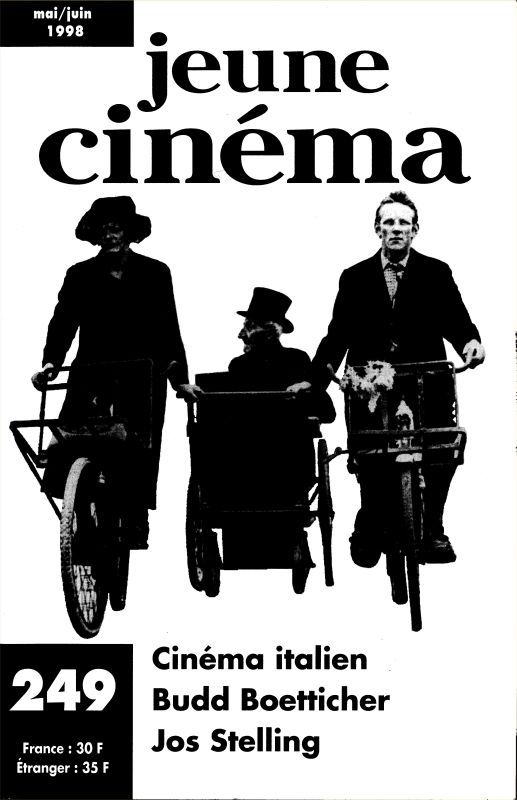JEUNE CINEMA magazine side cover Issue 249 May/June 1998