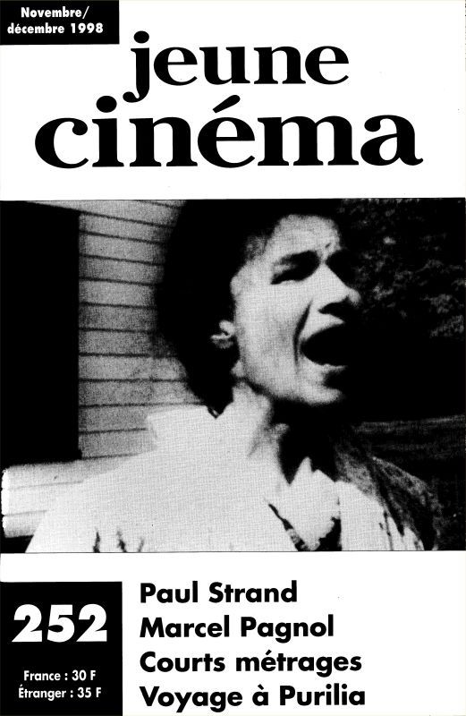 JEUNE CINEMA magazine side cover Issue 252 November/December 1998