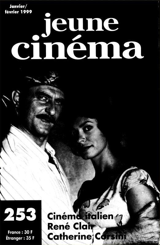 JEUNE CINEMA magazine side cover Issue 253 January/February 1999