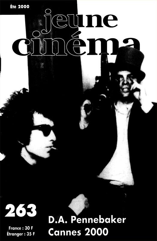JEUNE CINEMA magazine side cover Issue 263 July/August 2000