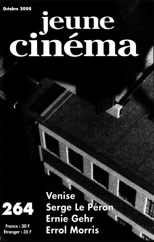 JEUNE CINEMA magazine side cover Issue 264 October 2000