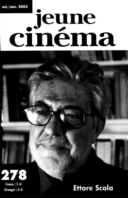 JEUNE CINEMA magazine side cover Issue 278 October/November 2002