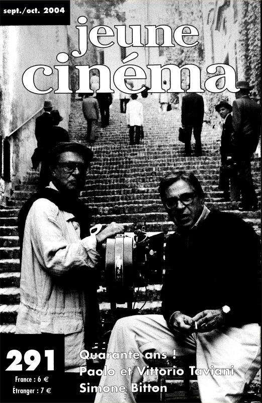JEUNE CINEMA magazine side cover Issue 291 September/October 2004