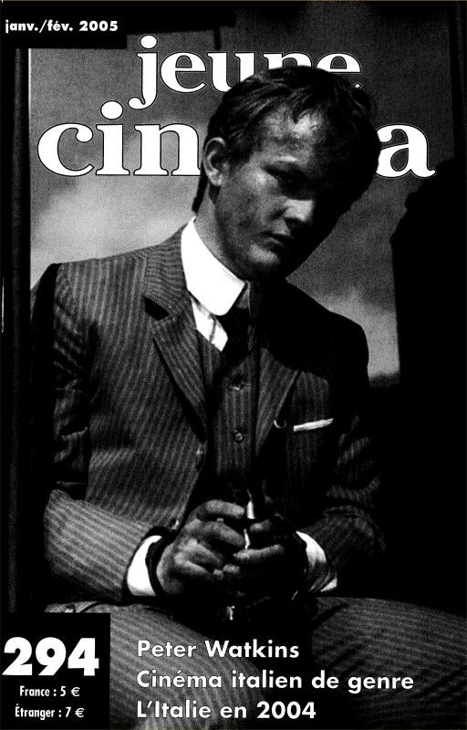 JEUNE CINEMA magazine side cover Issue 294 January/February 2005