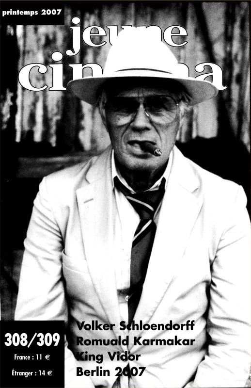 JEUNE CINEMA magazine side cover Issue 308/309 Spring 2007