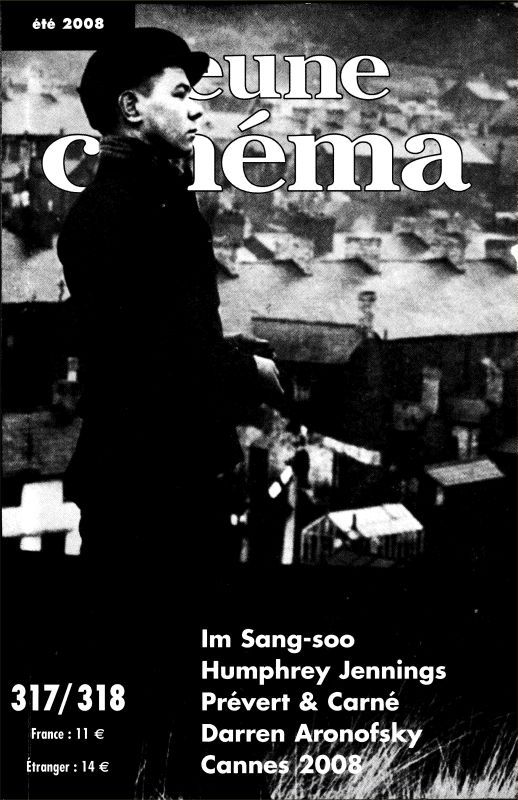 JEUNE CINEMA magazine side cover Issue 317/318 July/August 2008