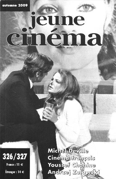 JEUNE CINEMA magazine side cover Issue 326/327 September/October 2009