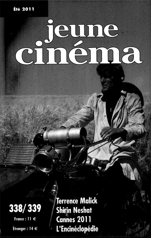 JEUNE CINEMA magazine side cover Issue 338/339 Summer 2011