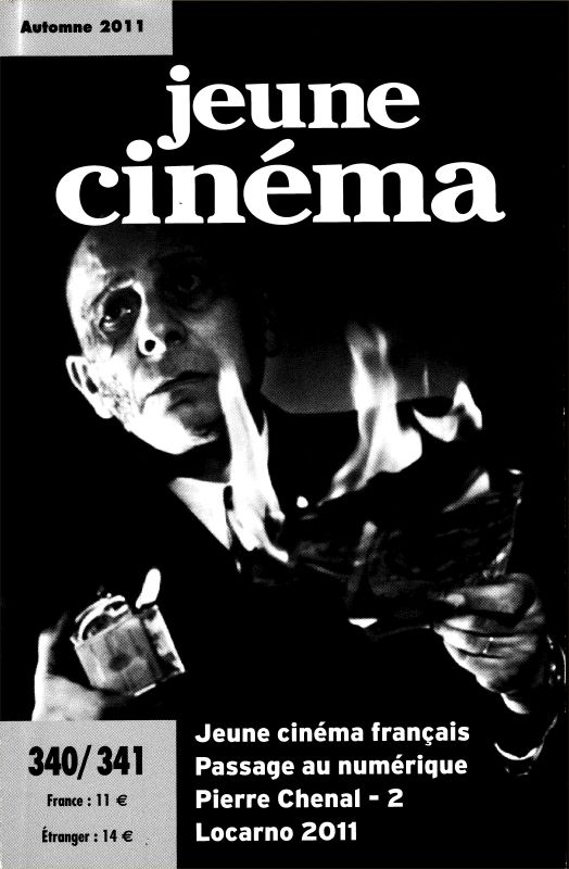 JEUNE CINEMA magazine side cover Issue 340/341 Autumn 2011