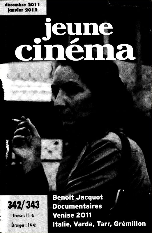 JEUNE CINEMA magazine side cover Issue 342/343 December 2011