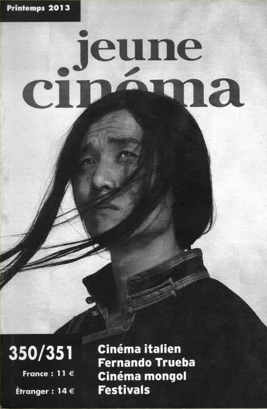 JEUNE CINEMA magazine side cover Issue 350/351 Spring 2013