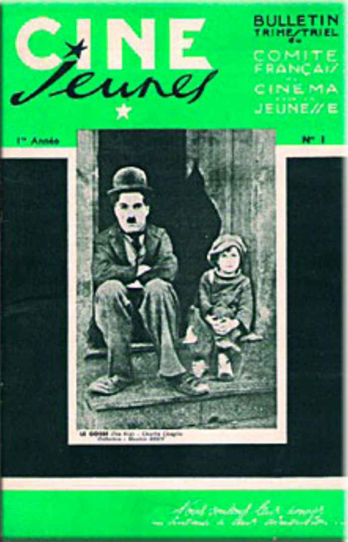 CINE JEUNES magazine side cover Issue 1  1955
