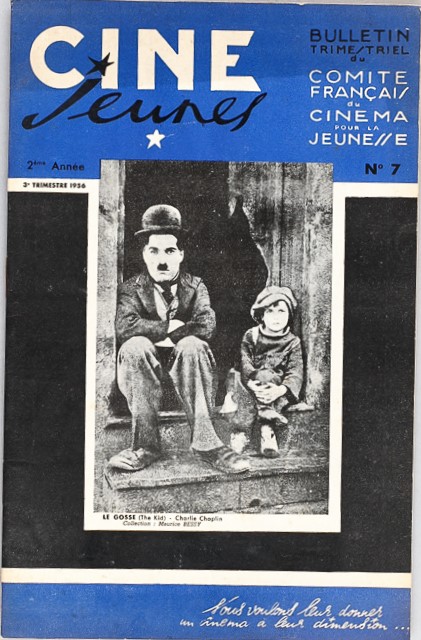 CINE JEUNES magazine side cover Issue 7  1956