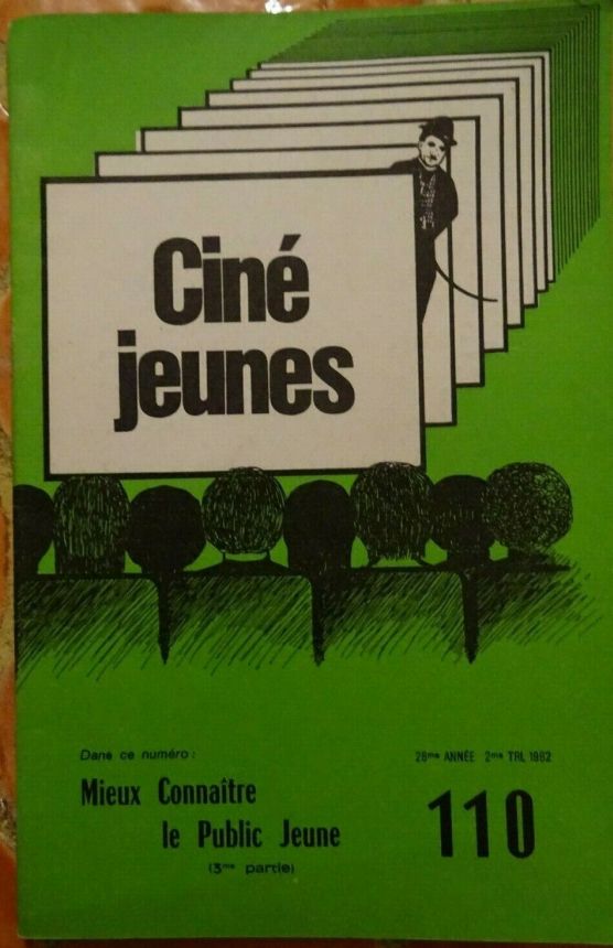 CINE JEUNES magazine side cover Issue 110  1982