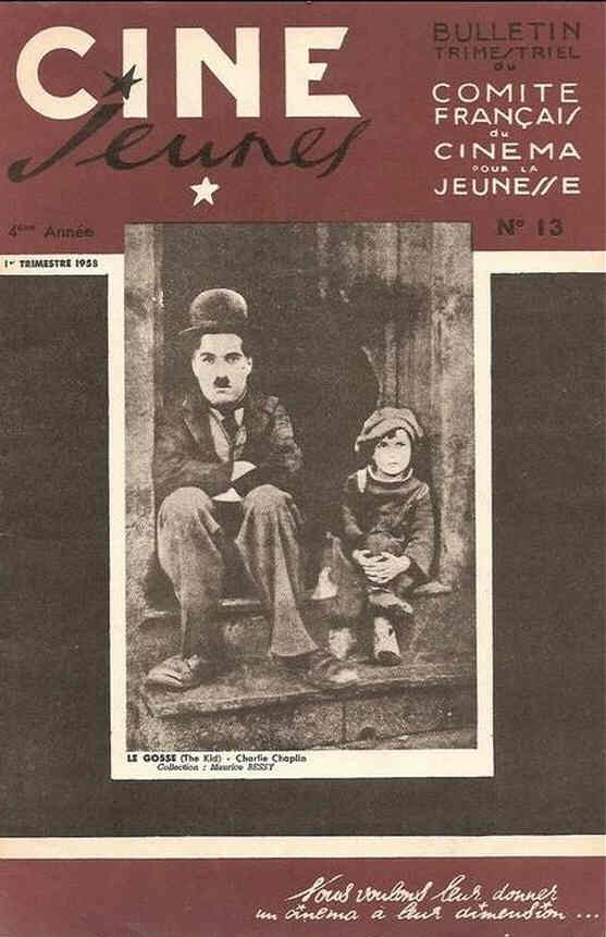 CINE JEUNES magazine side cover Issue 13  1958