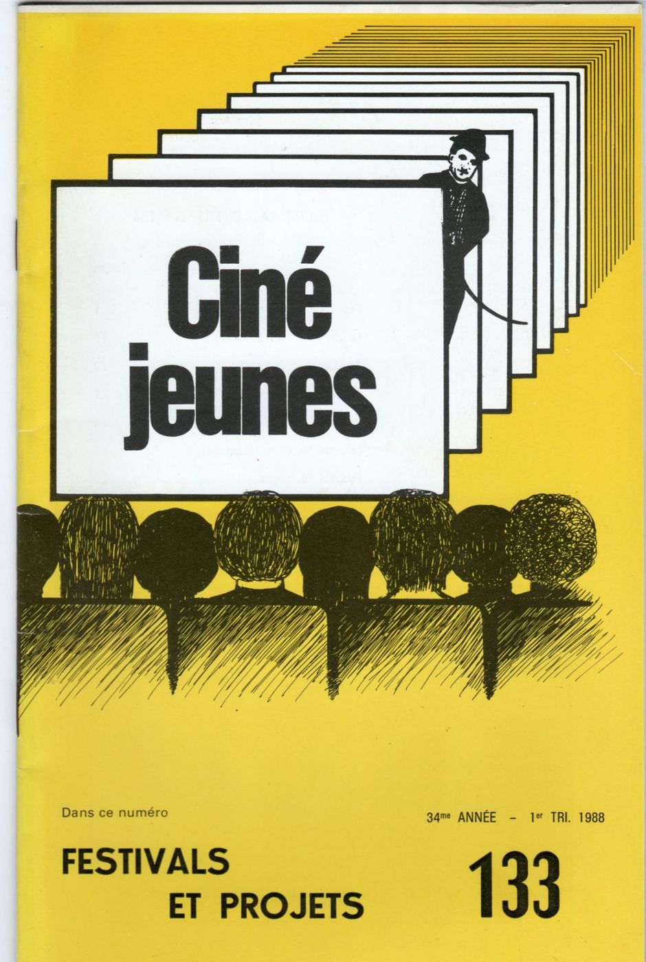 CINE JEUNES magazine side cover Issue 133  1988