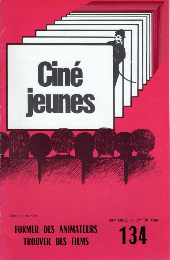 CINE JEUNES magazine side cover Issue 134  1988