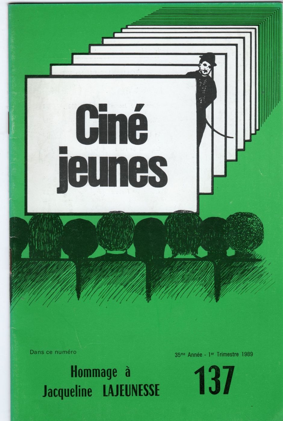 CINE JEUNES magazine side cover Issue 137  1989