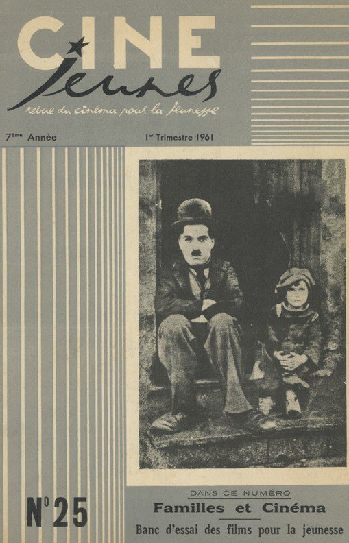 CINE JEUNES magazine side cover Issue 25  1961