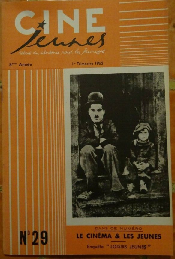 CINE JEUNES magazine side cover Issue 29  1962