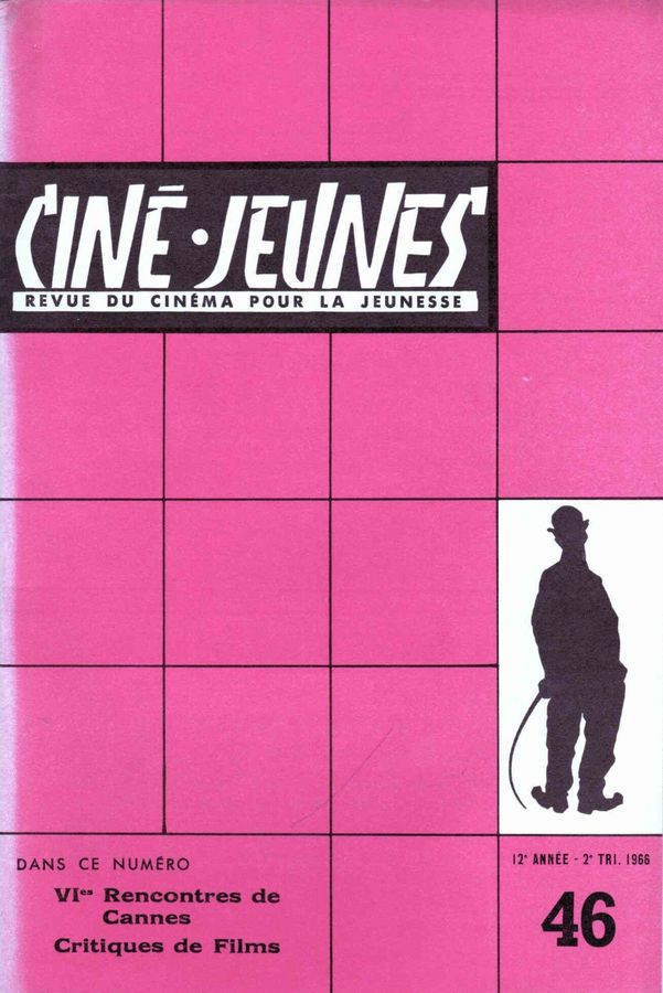 CINE JEUNES magazine side cover Issue 46  1966