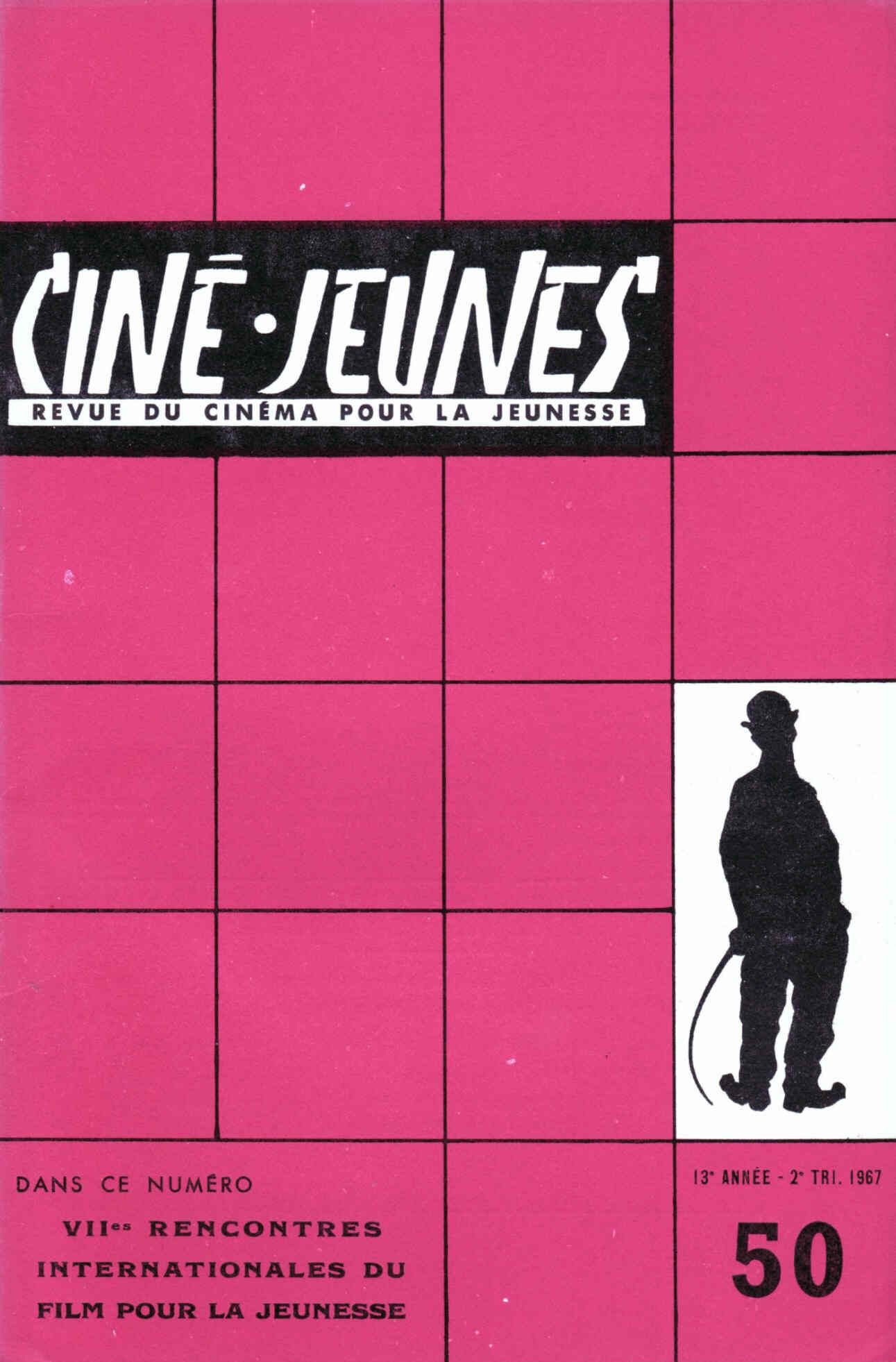 CINE JEUNES magazine side cover Issue 50  1967