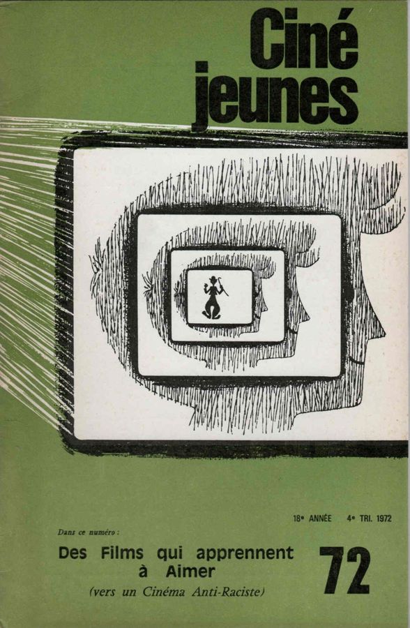CINE JEUNES magazine side cover Issue 72  1972