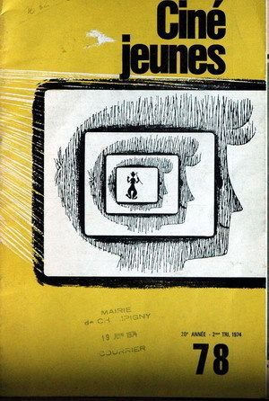 CINE JEUNES magazine side cover Issue 78  1974
