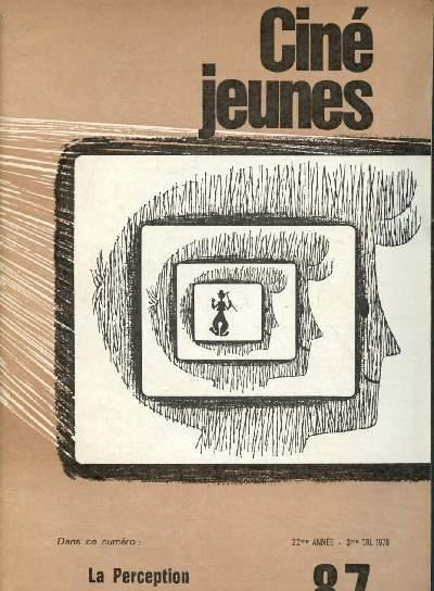 CINE JEUNES magazine side cover Issue 87  1976