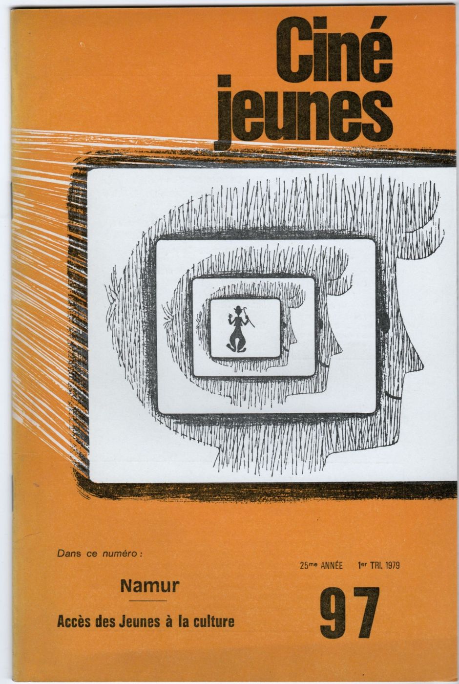 CINE JEUNES magazine side cover Issue 97  1979