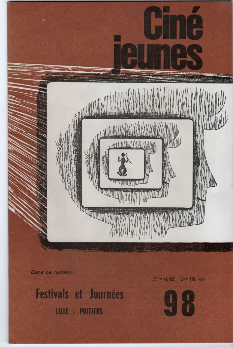 CINE JEUNES magazine side cover Issue 98  1979
