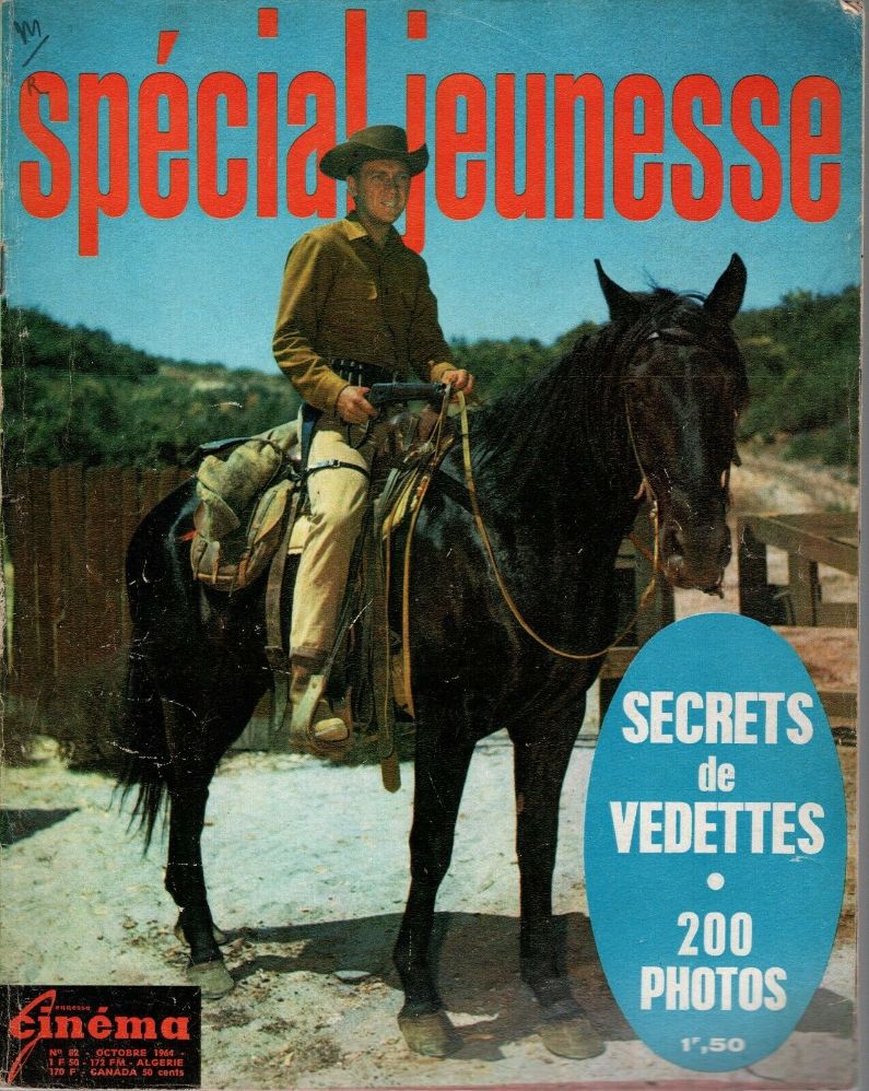 JEUNESSE CINEMA magazine side cover Issue 82  October 1964