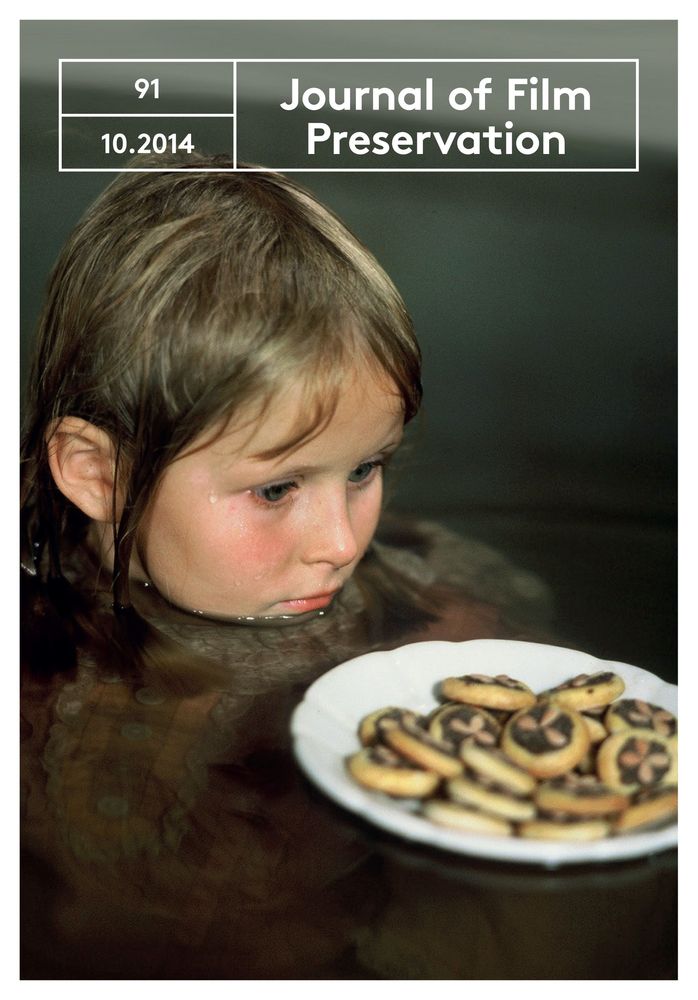 JOURNAL OF FILM PRESERVATION magazine side cover Issue 91 October 2014