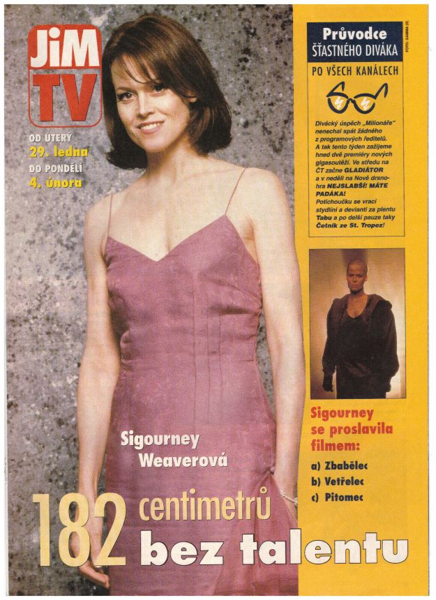 JIM TV magazine side cover 29 January 2002