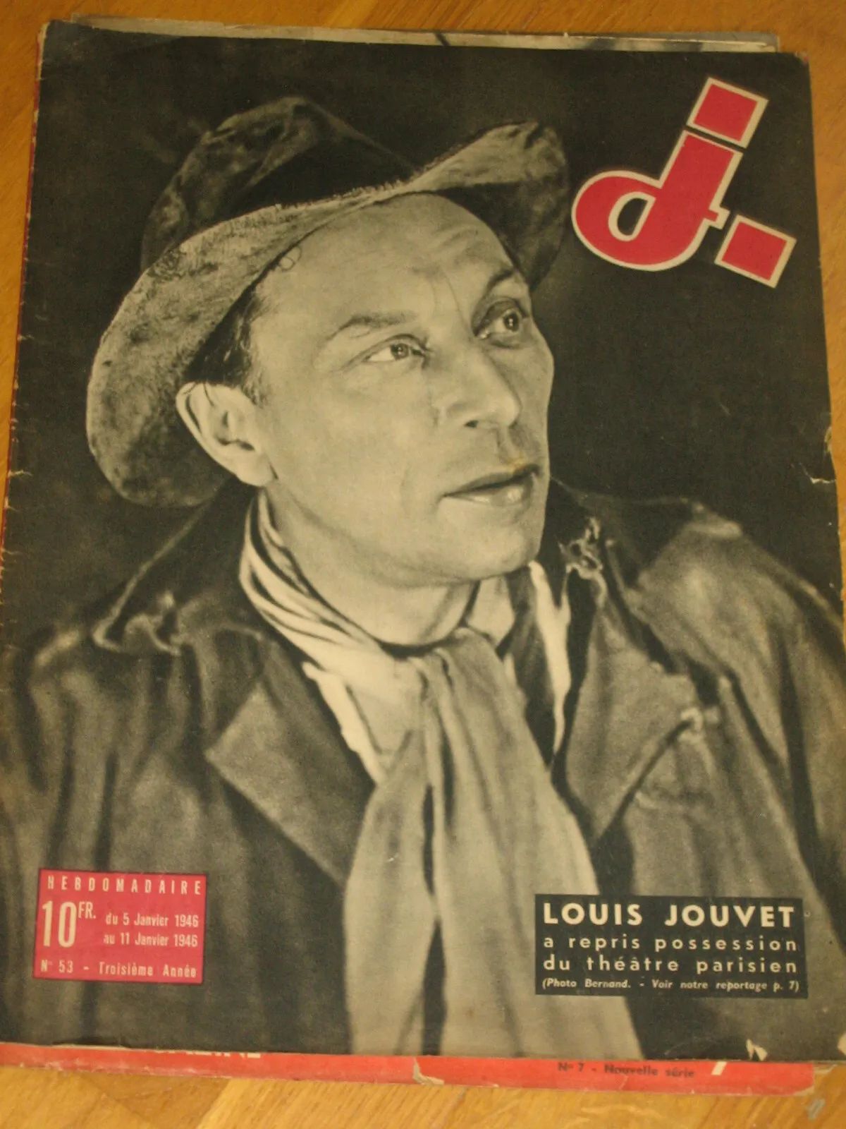 J MAG magazine side cover Issue 53 11 January 1946