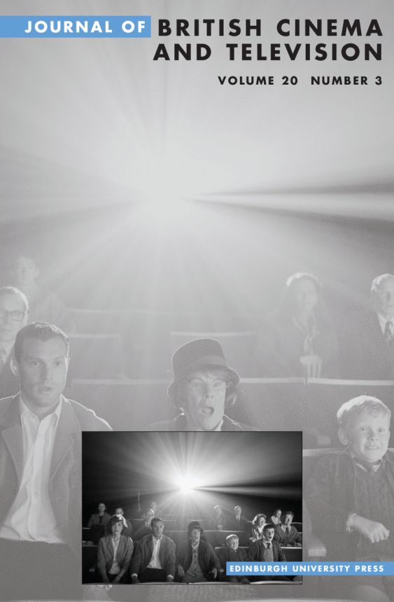 JOURNAL OF BRITISH CINEMA AND TELEVISION magazine side cover  July 2023