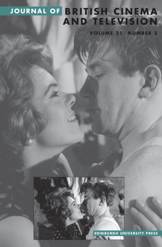 JOURNAL OF BRITISH CINEMA AND TELEVISION magazine side cover  July 2024