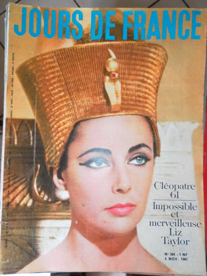 JOURS DE FRANCE magazine side cover Issue 364 4 November 1961