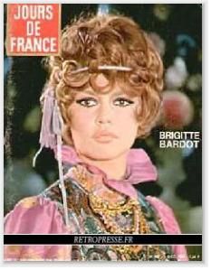 JOURS DE FRANCE magazine side cover Issue 682 9 December 1967