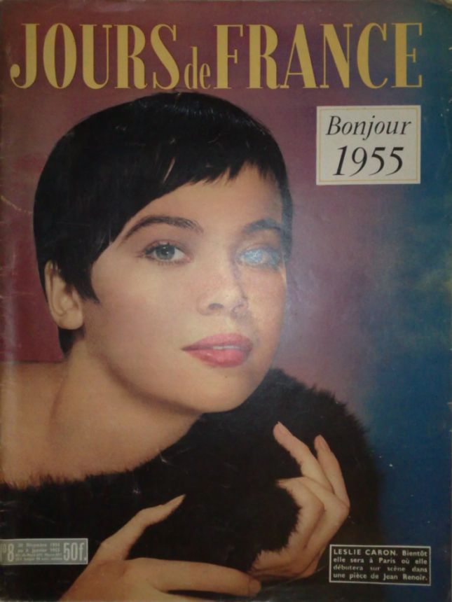 JOURS DE FRANCE magazine side cover Issue 8 30 December 1954