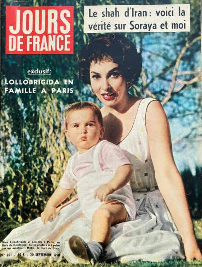 JOURS DE FRANCE magazine side cover Issue 201 20 September 1958