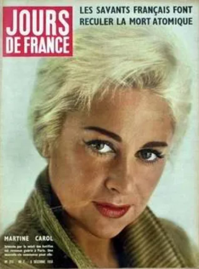 JOURS DE FRANCE magazine side cover Issue 212 6 December 1958