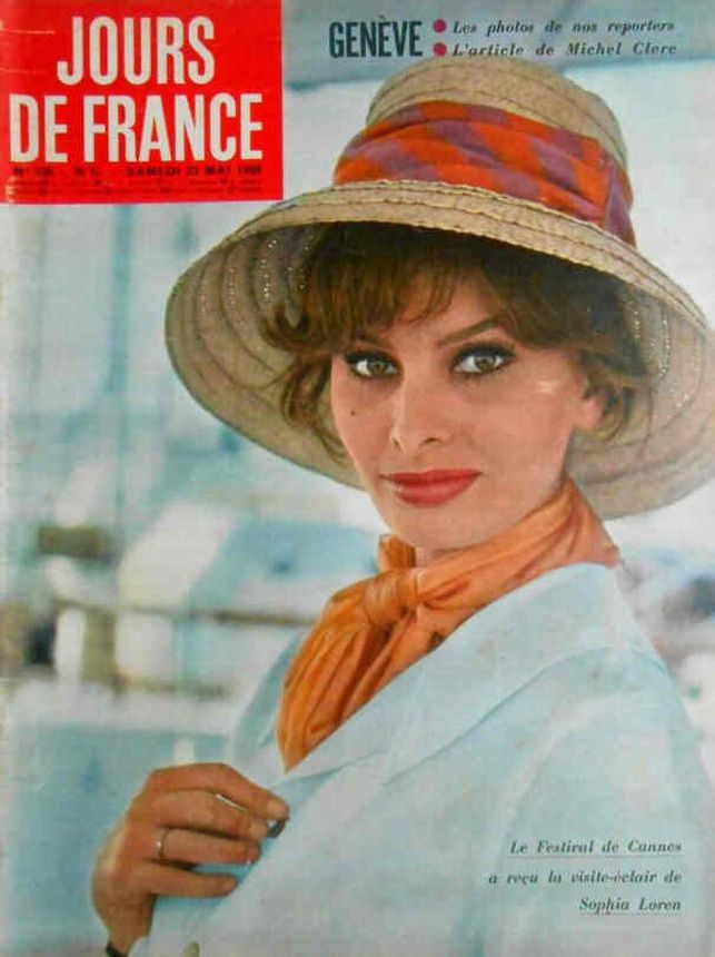 JOURS DE FRANCE magazine side cover Issue 236 23 May 1959