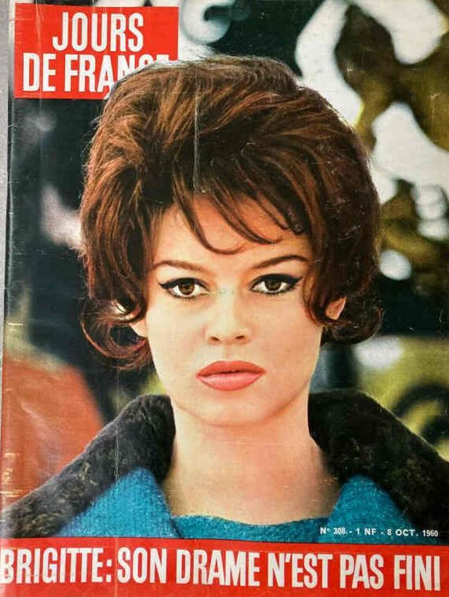 JOURS DE FRANCE magazine side cover Issue 308 8 October 1960