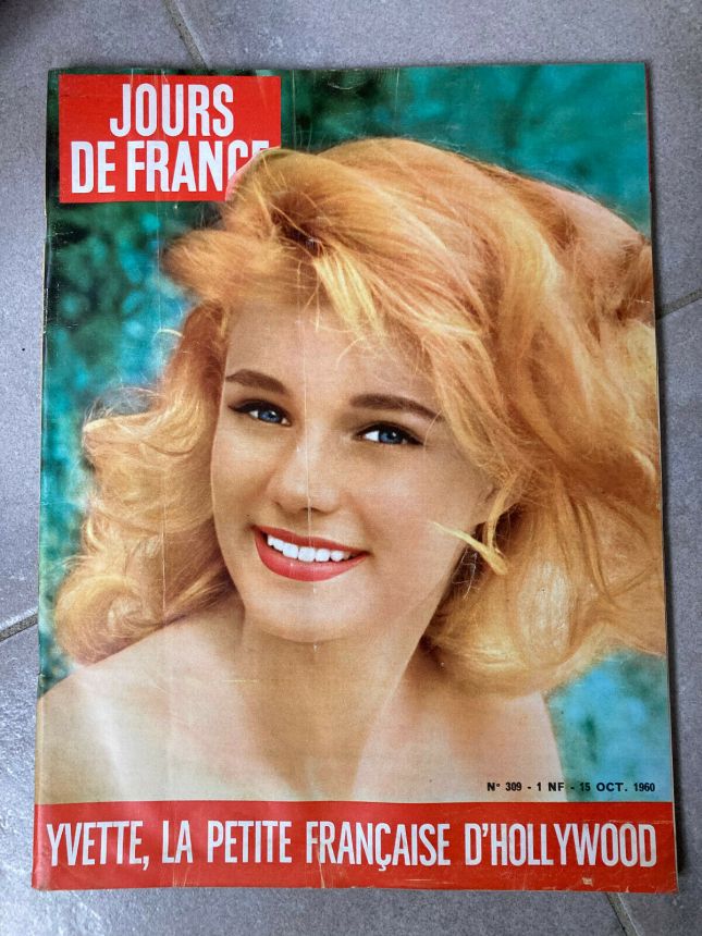 JOURS DE FRANCE magazine side cover Issue 309 15 October 1960